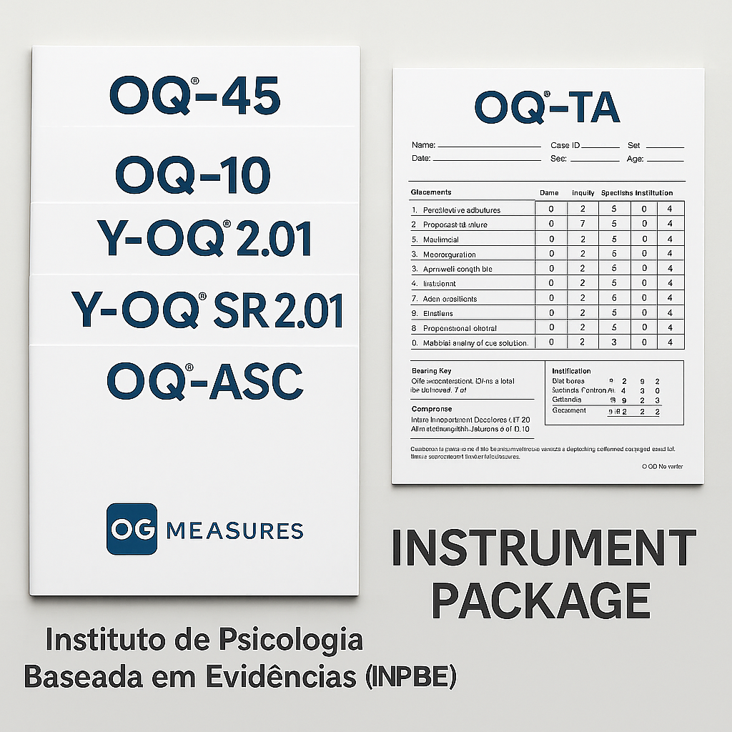 Brazilian Portuguese - OQ Measures Instrument Package- Instituto de Psicologia Baseada em Evidências (InPBE)
